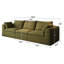 Upholstered 39.4 " Linen Sectional