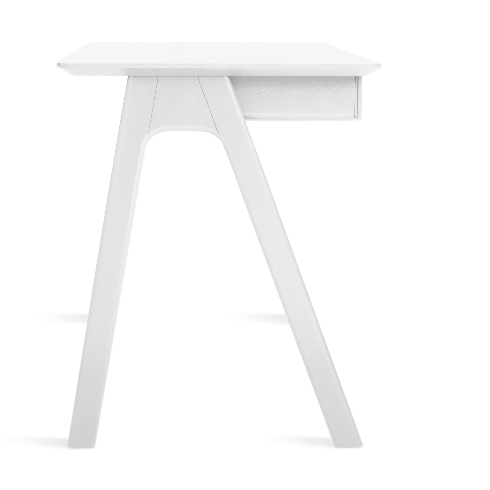 Stash Writing Desk, Whitewashed Ash/White