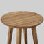 Tori Round Acacia Solid Wood Outdoor Side Table - 50 cm W 50 cm D-574462212