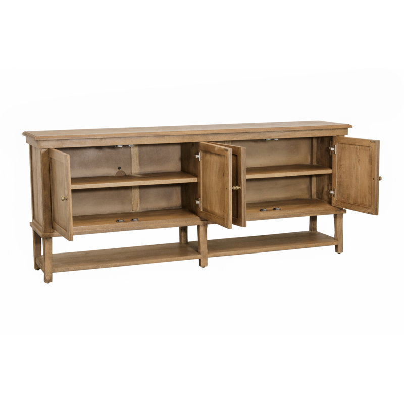 Dace 4-Door Sideboard in Wheat Finish