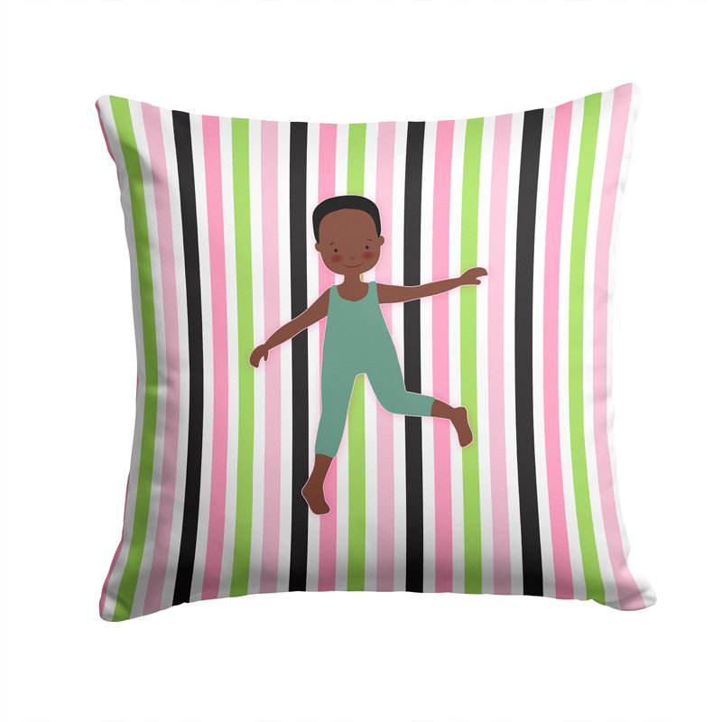 Coussin intérieur/extérieur africain american american bikatard, 14 po x 14 po