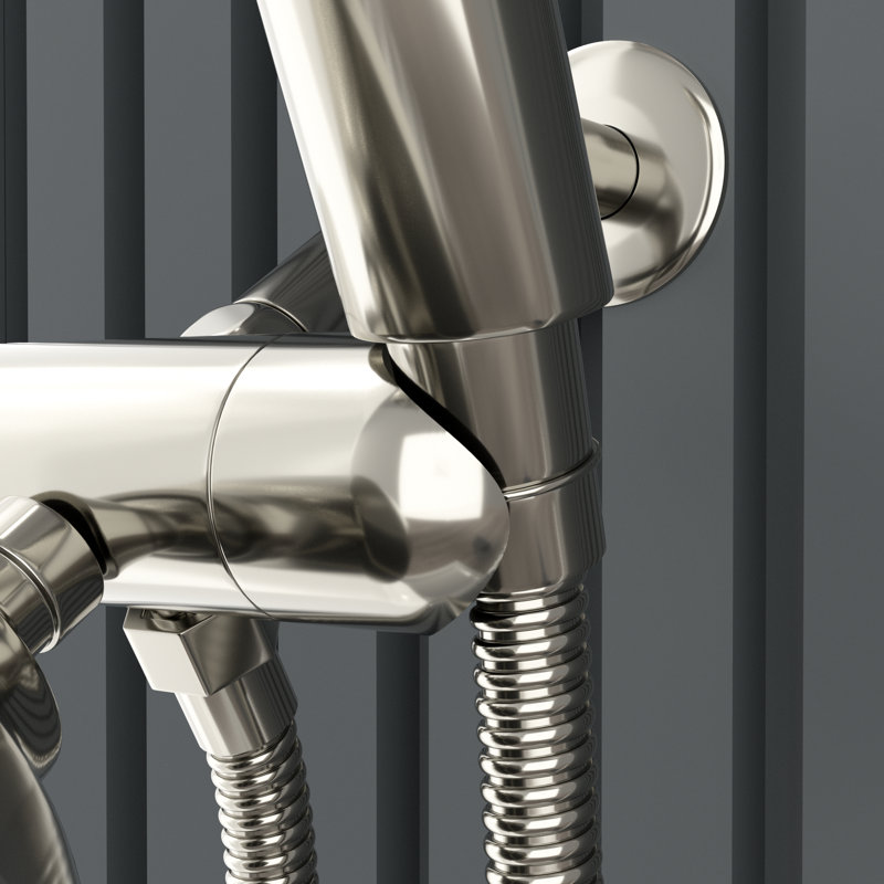 Shower Faucets & Systems Pressure-Balanced Complete Shower System with Rough in-Valve, Brushed Nickel