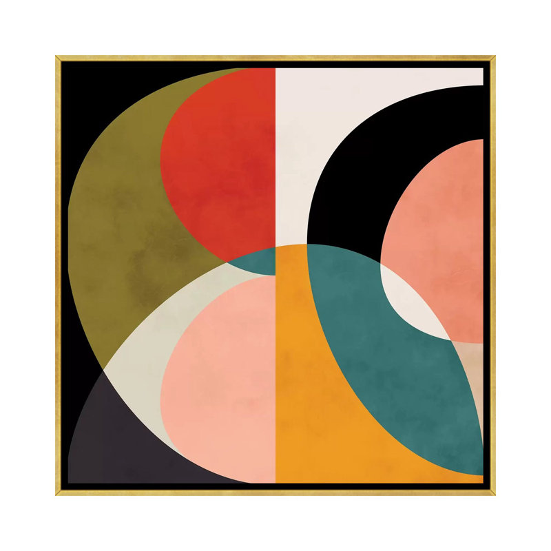 «Geometric Shapes III» par Ana Rut Bré - impression d'art graphique, Sans mat, H 26 po x l 26 po x P 1,5 po