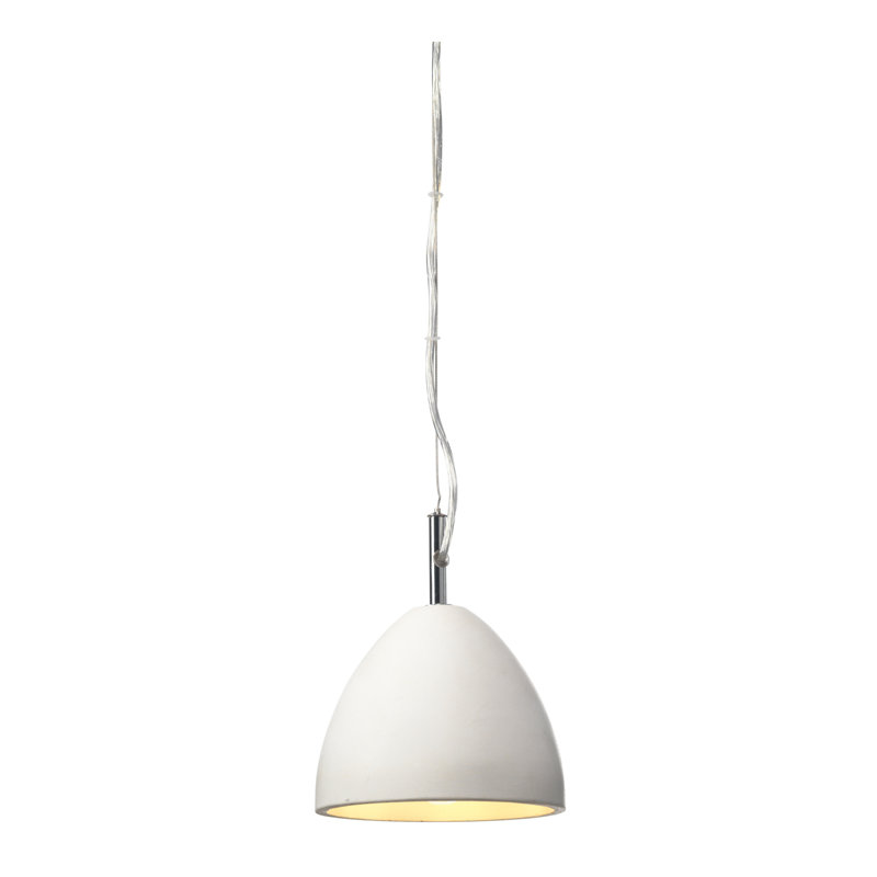 Jamarion 1 - Light White Dome Pendant