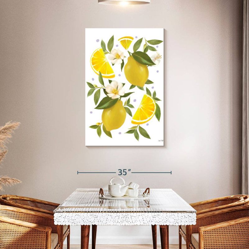 Yarlin citron citron botanique, H 45 po x l 30 po