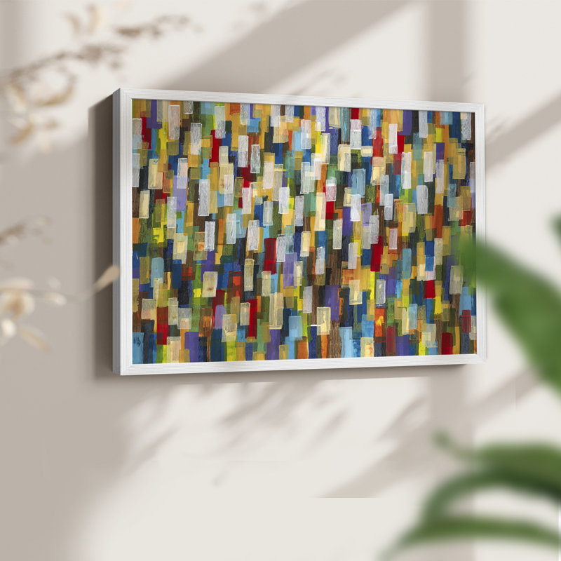 Confetti II - reproduction encadrée - réarmable, H 11 po x l 14 po, Blanc