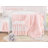Rose Lace Pink Chiffon Mesh and Brushed Microfiber Decorative Square Indoor Throw Pillow Covers (Set of 2) by Sweet Jojo Designs