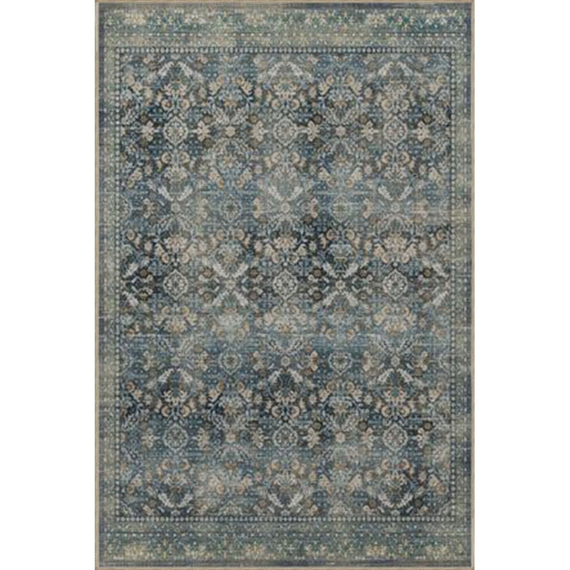 Tapis tissé à motif géométrique lavable anthracite, Tapis de couloir 3 pi 3 po x 6 pi 7 po inclus