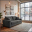 Canapé compact à deux places de 69 pouces avec coussins décoratifs pour les petits espaces et le confort moderne-129427404