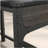 Desk Return 42" with Expanded Workspace, Brown finish-584540569