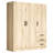 Garrity 61"Wide Armoire Wardrobe Closet For Hanging With 3 Drawers & Shelves-1577903564