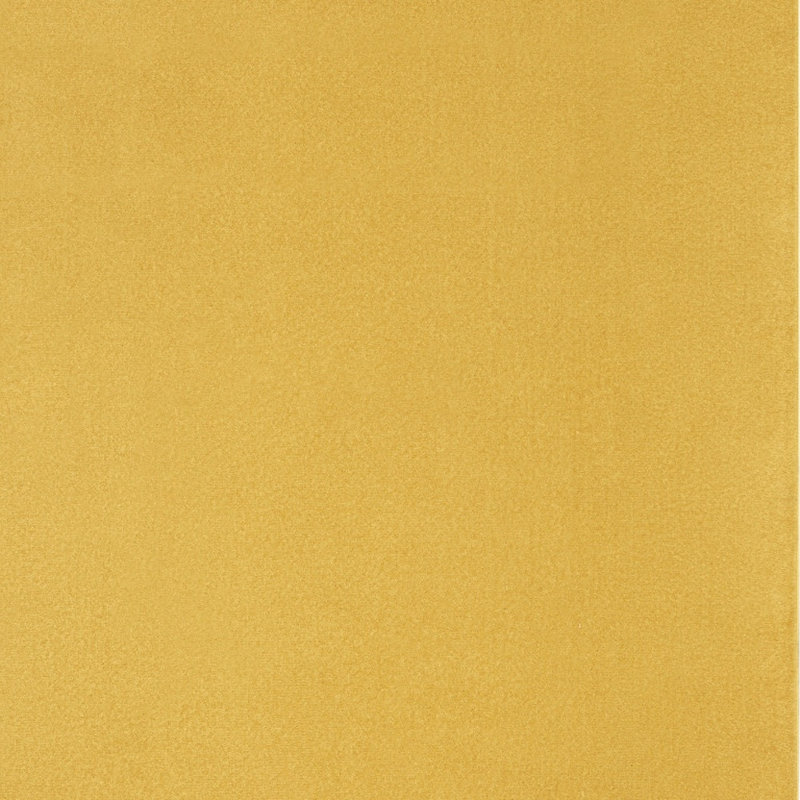 Mullican Sandy Solid Yellow Easy Care Indoor/Outdoor Area Rug, Rectangle 8' x 10'