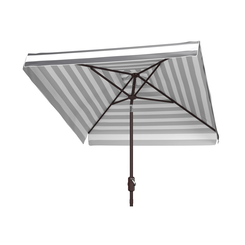 Trainor 90'' Market Umbrella, Black/White