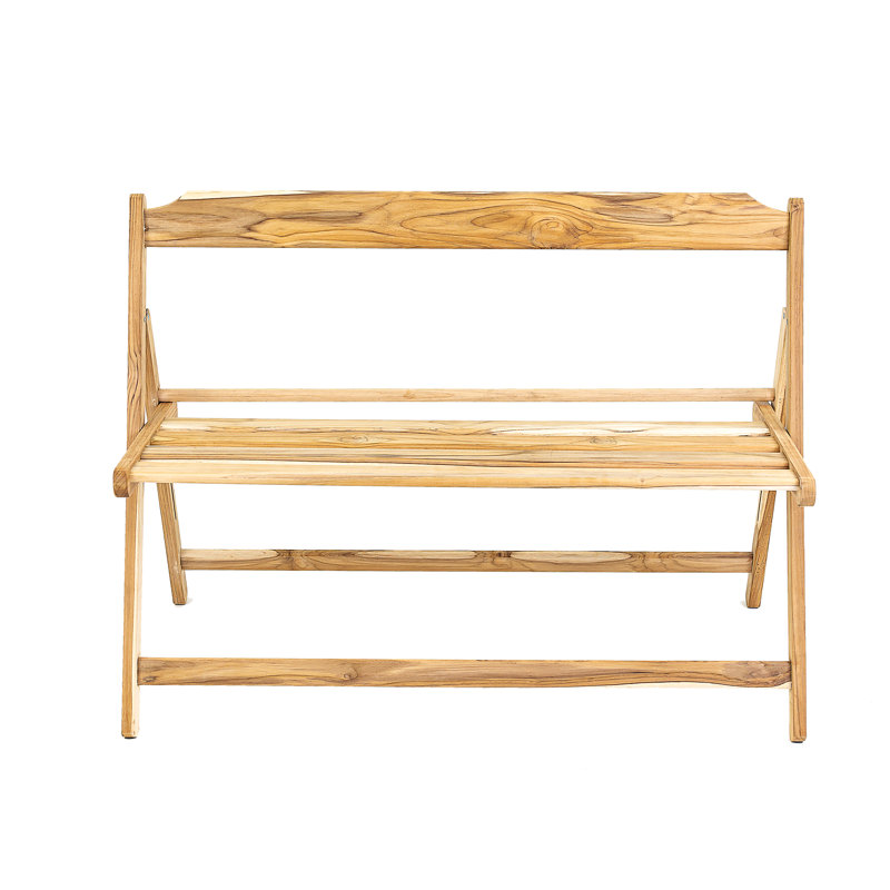 Solid Wood Teak Outdoor Bench