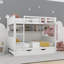 Lit superposé double au-dessus de double avec lit gigogne Pasko Kids-56119029