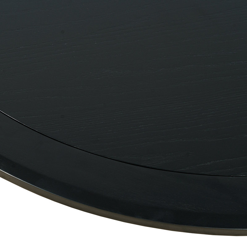 Darlington Round Dining Table, 36" H x 45" W x 45" D, Black