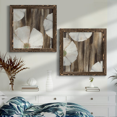 «Night Blooms I», ensemble de 2 reproductions d'art sur toiles