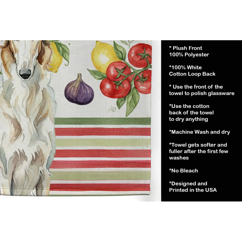 Serviette de cuisine Borzoi, Barzoï