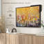 Abstrait «Soft Color Abstract Flowers Canvas Print»-101456281