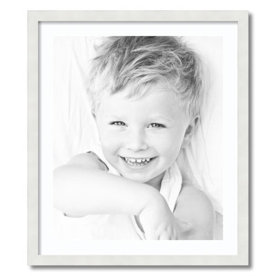 Wood Matte Picture Frame with Mat