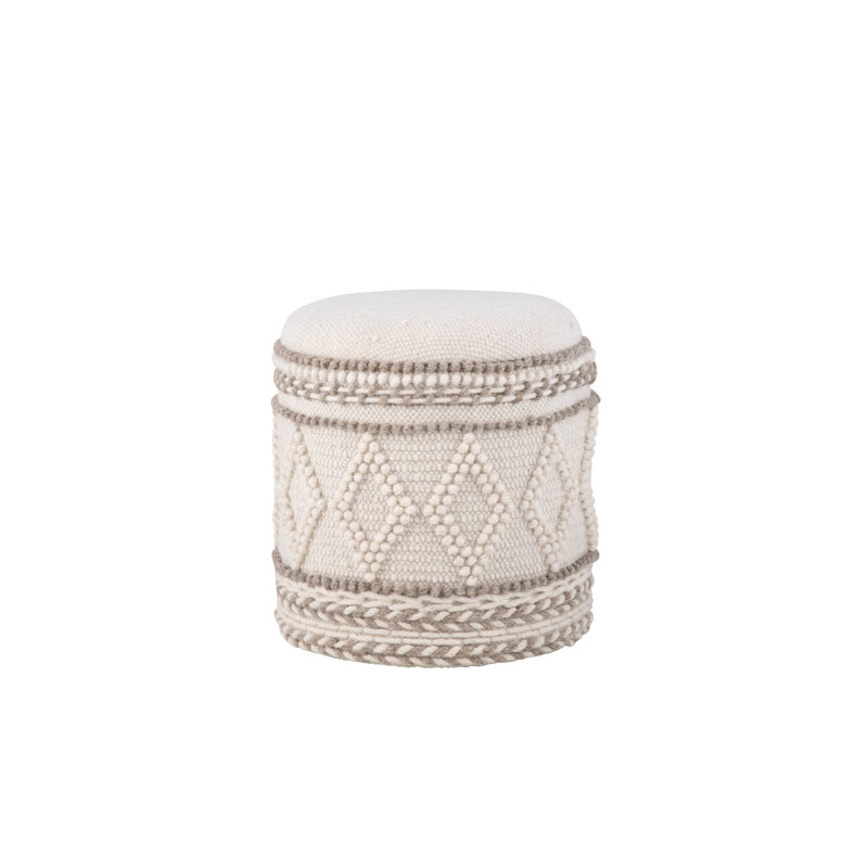 Claunch 40cm Wide No Pattern Footstool Ottoman