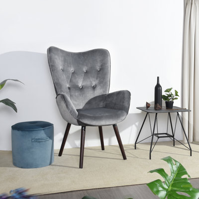 Garmon Velvet Armchair