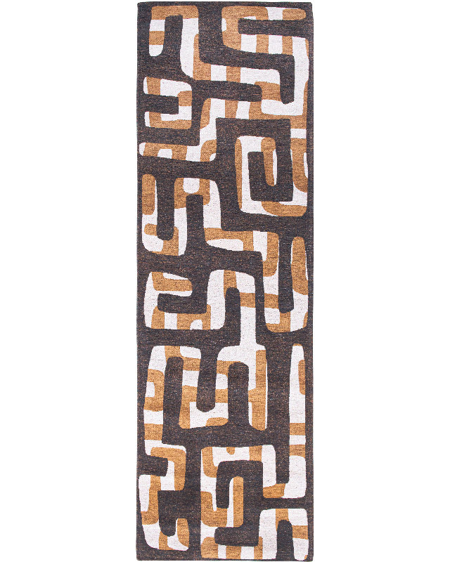 Geometric Area Rug, Runner 80 x 250cm