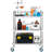 34.13'' H x 26.38'' W Lab Cart with Wheels