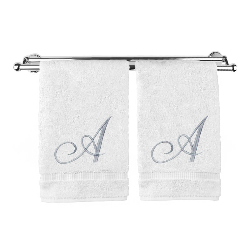Super Plush Washcloth, White/Silver, A