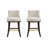 Lucia Modern Chenille Upholstered Counter Stool with Beech Wood Frame in Natural-113050974-113050975-128764352