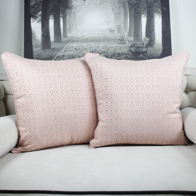  Cozy Jacquard Plaid Pillow Cover