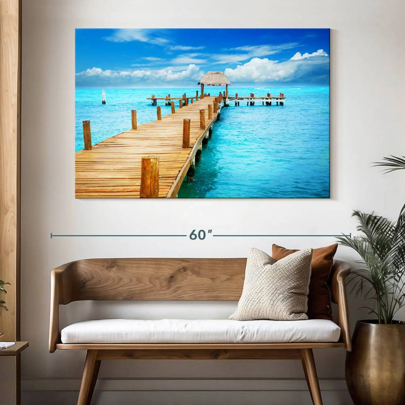 Aletra Isla Mujeres Dock, 34" H x 51" W