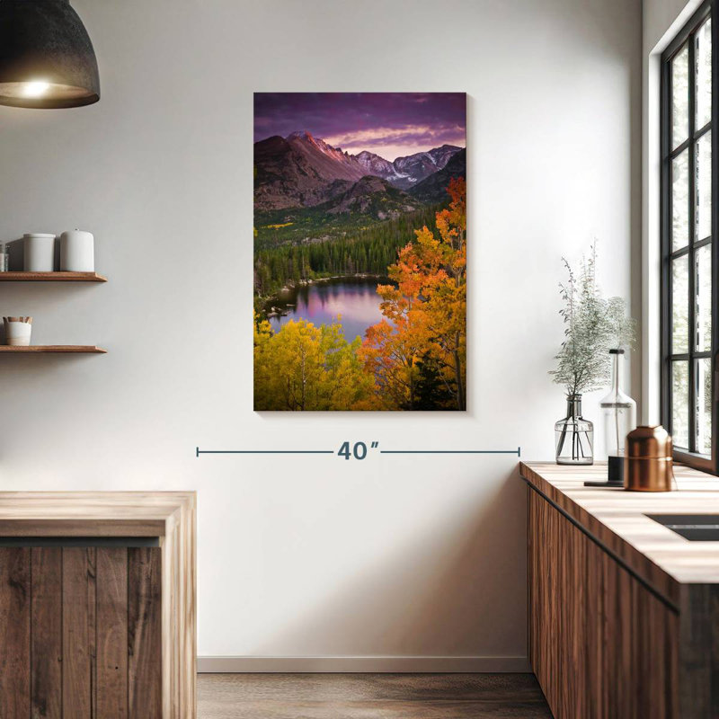 Harnek Bear Lake Autumn, H 39 po x l 26 po