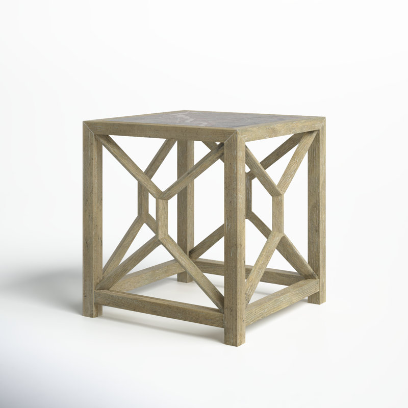 Surfrider Square End Table, Natural