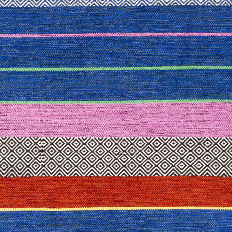Lerma Cotton Striped Indoor Rug, Rectangle 4' x 6'