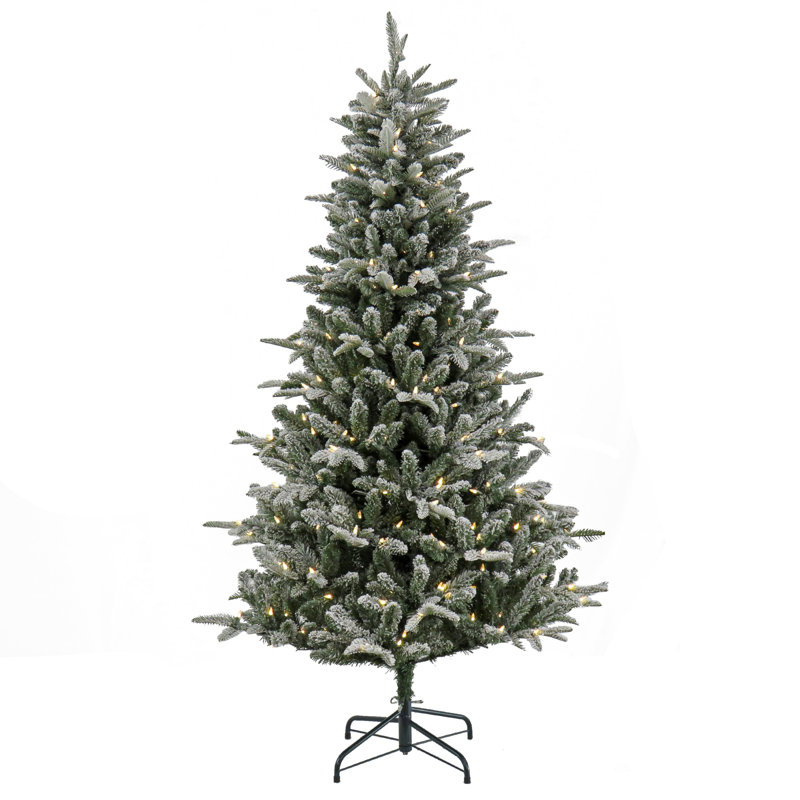 Sapin enneigé avec lumières DEL The Holiday Aisle®