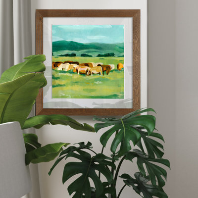 Pastel Fantasy II-impression sur toile encadrée