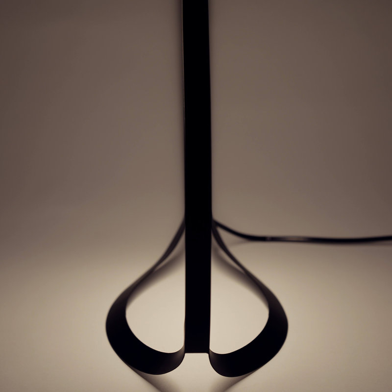Hoop LED Table Lamp, Black, 8.46" H x 9.45" W x 4.33" D