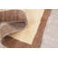 Tapis en laine beige 2 pi 1 po x 4 pi 8 po one-of-kind à la main noué la new age Alvarie