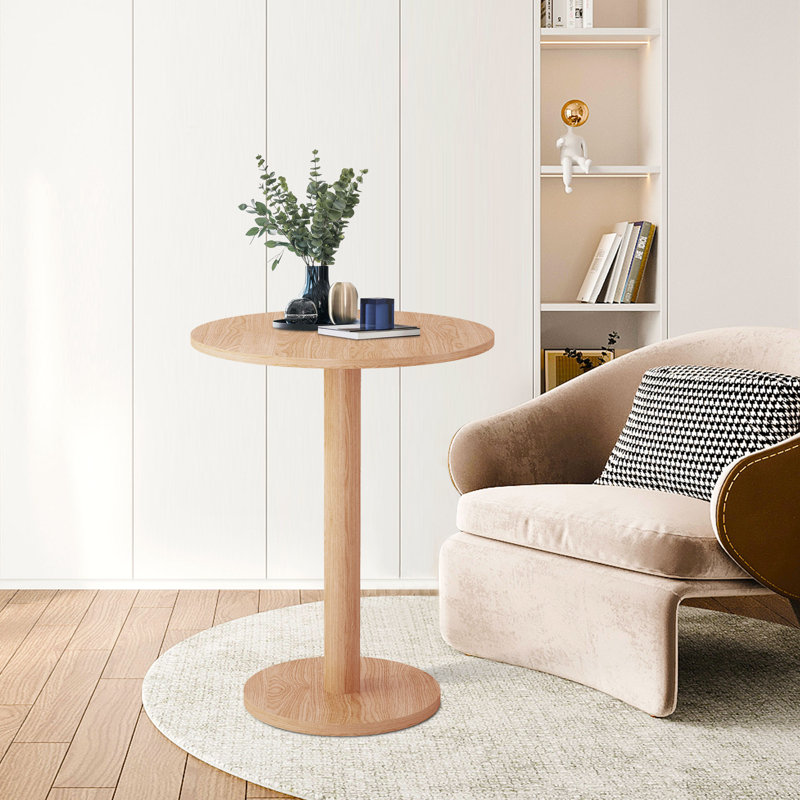 Table de salle à manger Haben, Naturel, H 29,52 po x L 23,62 po x l 23,62 po