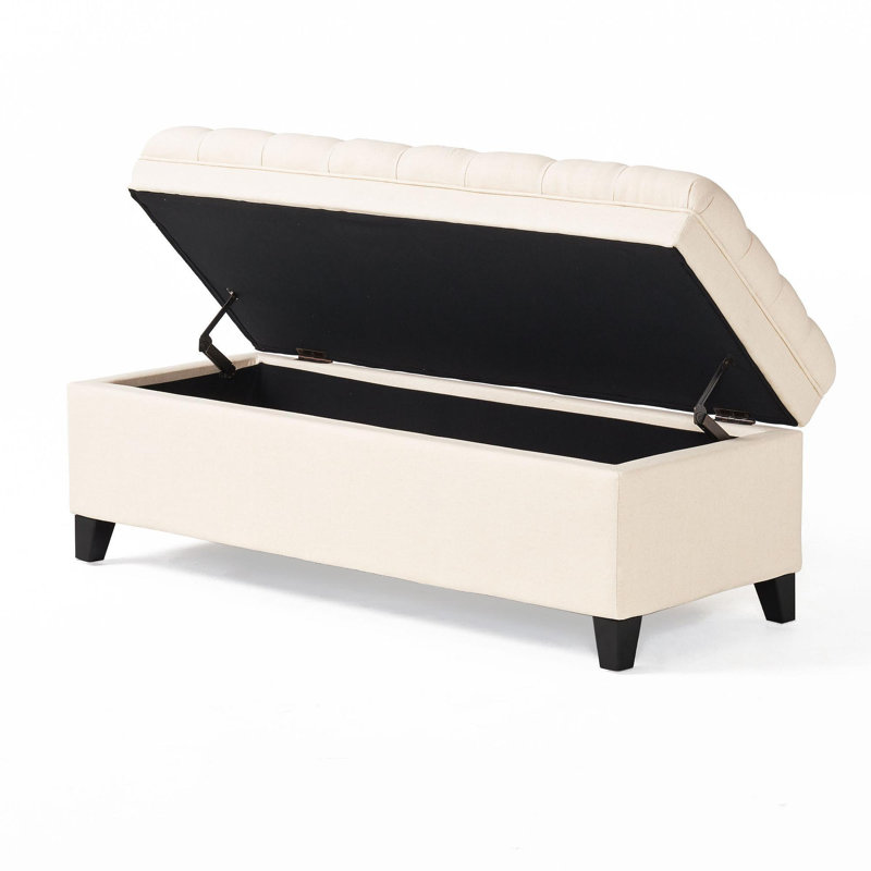 OTTOMAN DE RANGEMENT JULiana, Beige