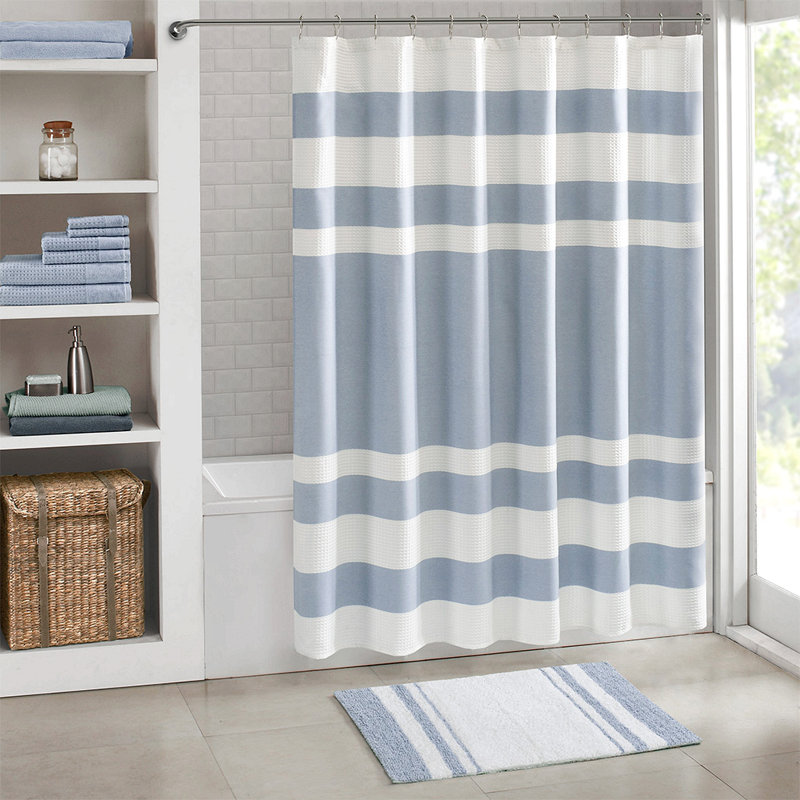 Reversible Bath Rug, Blue, 30" L x 20" W