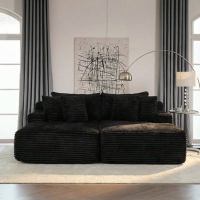 Two-seater Lazy Sofa Lounge Chair,compressed Sofa No Assembly Required, Made