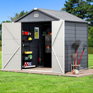 Outdoor Resin Storage Shed(incomplete, 1 box only )