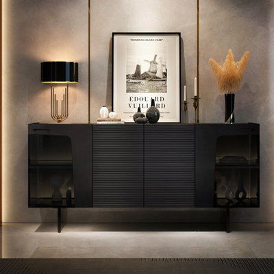 Italian-style light luxury entrance cabinet