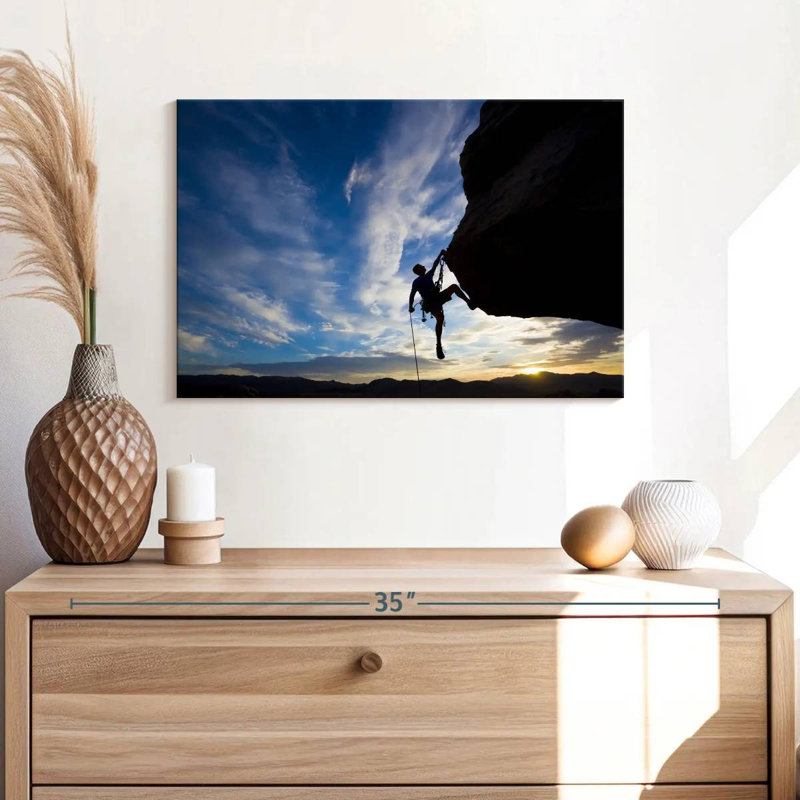 Sireci Keep Climbing, 8" H x 12" W