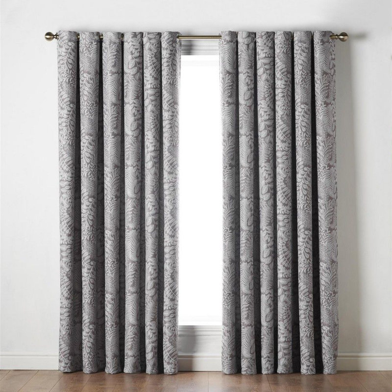 Iniguez Room Darkening Curtain Pair, 229cm W x 183cm L, Latte