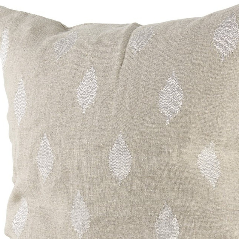 Housse de coussin carré en lin Soma