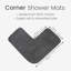 Afruza Corner Shower Bath Mat-1063230512