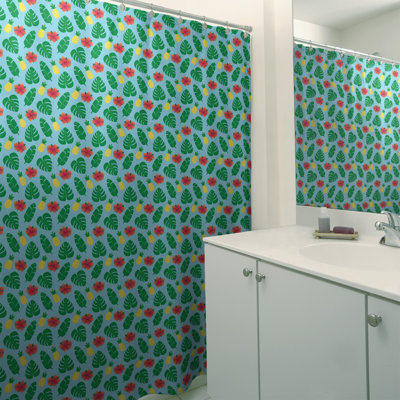 Rideau de douche tropical simple elizabeth katelyn